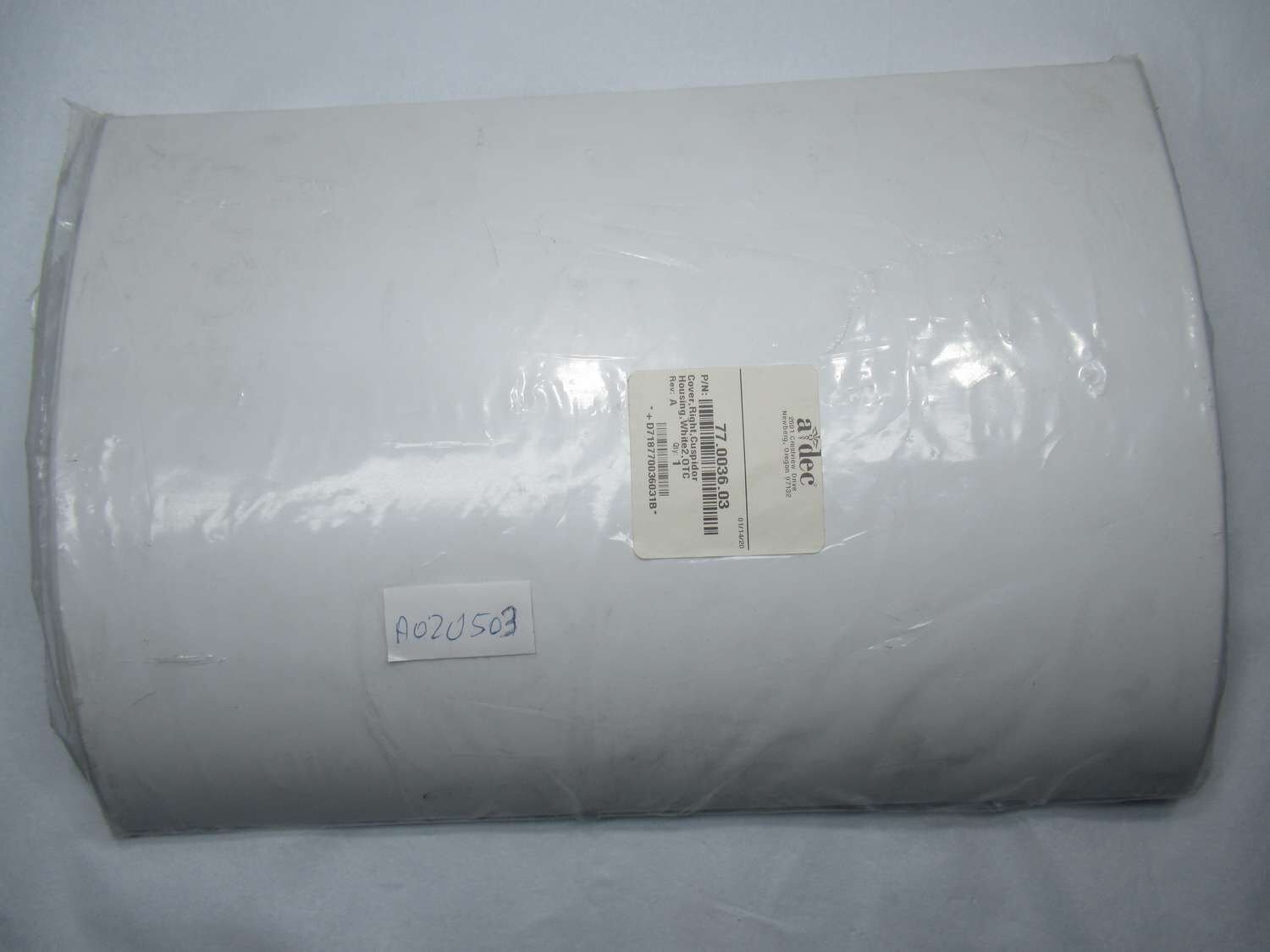 COVER,R,CUSP HSG,WHITE2,OTC