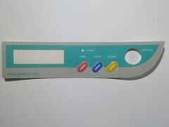 PLASMASTAR KONTROL PANEL ETIKETI