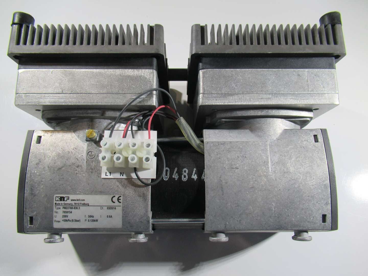 ZXBA0003 PUMP N836 3 APE VACUUM 311/MIN