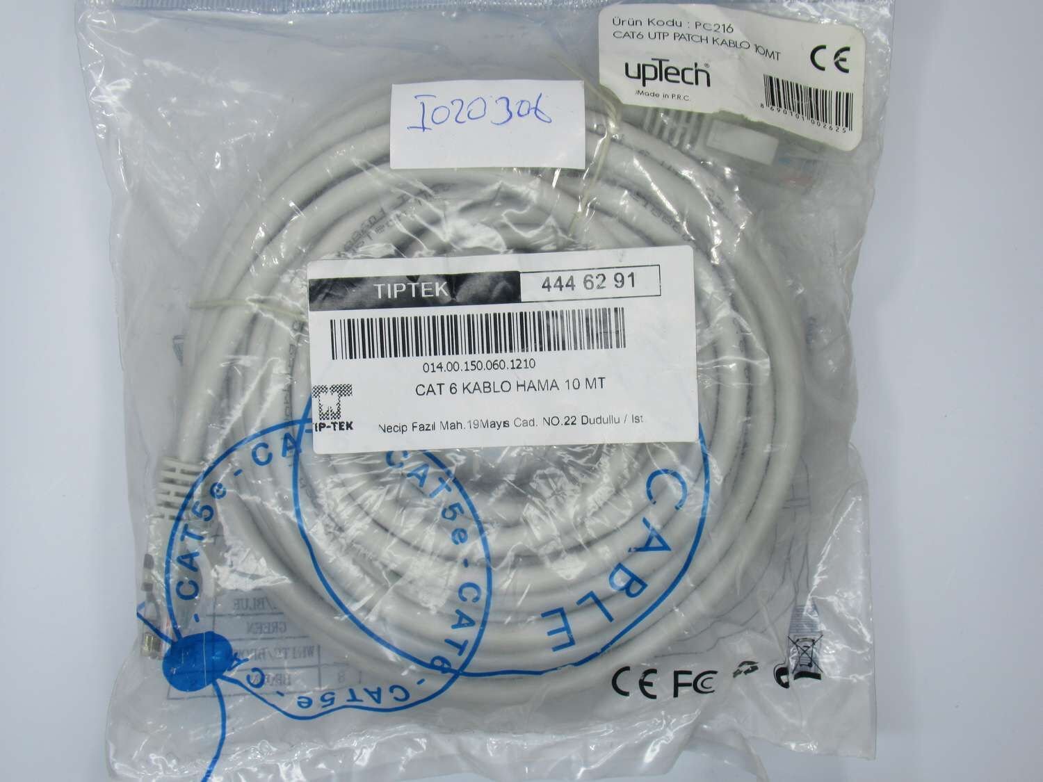 CAT 6 KABLO HAMA 10 MT