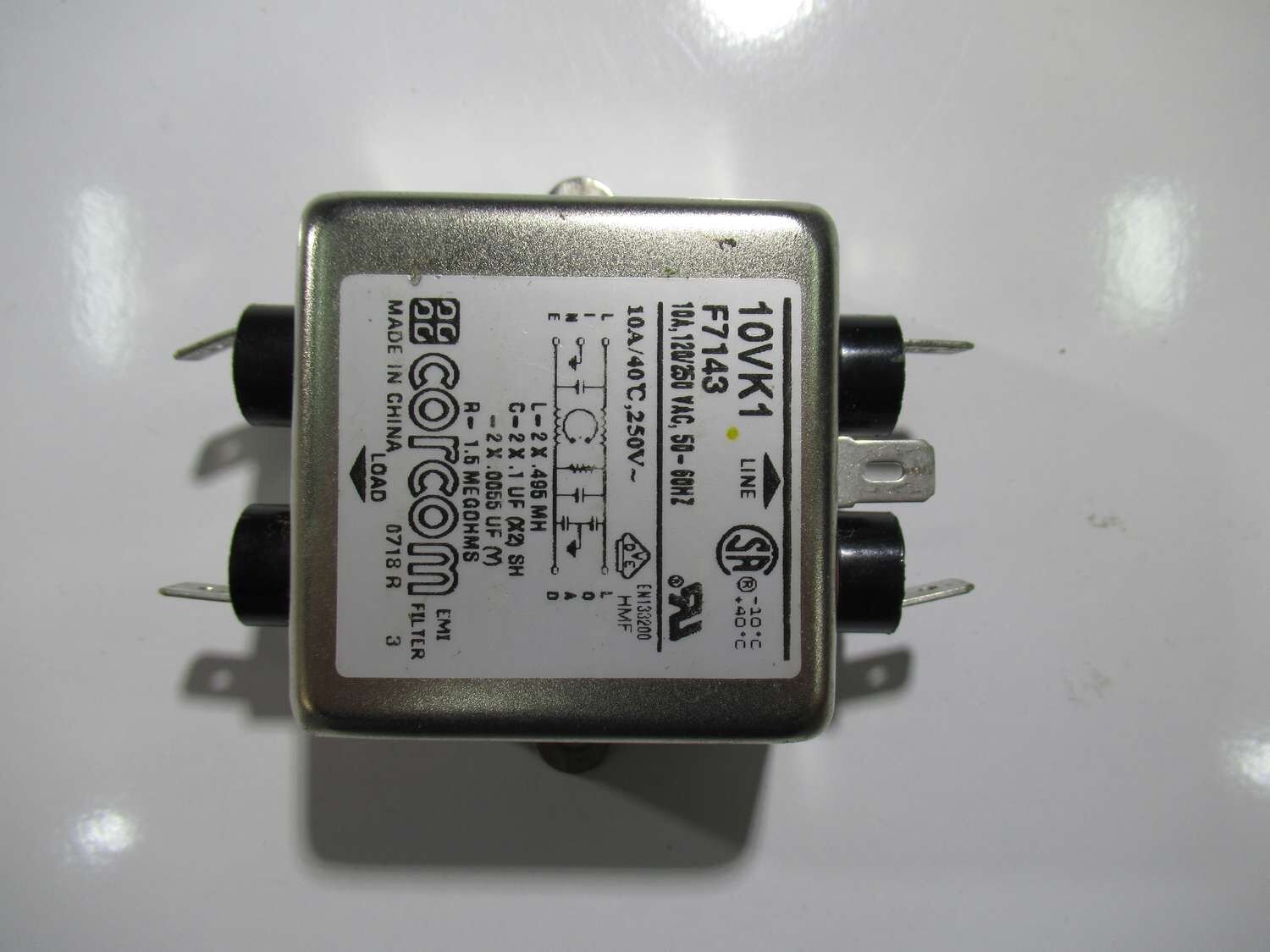 10VK1-TYCO N-MAINS FILTER
