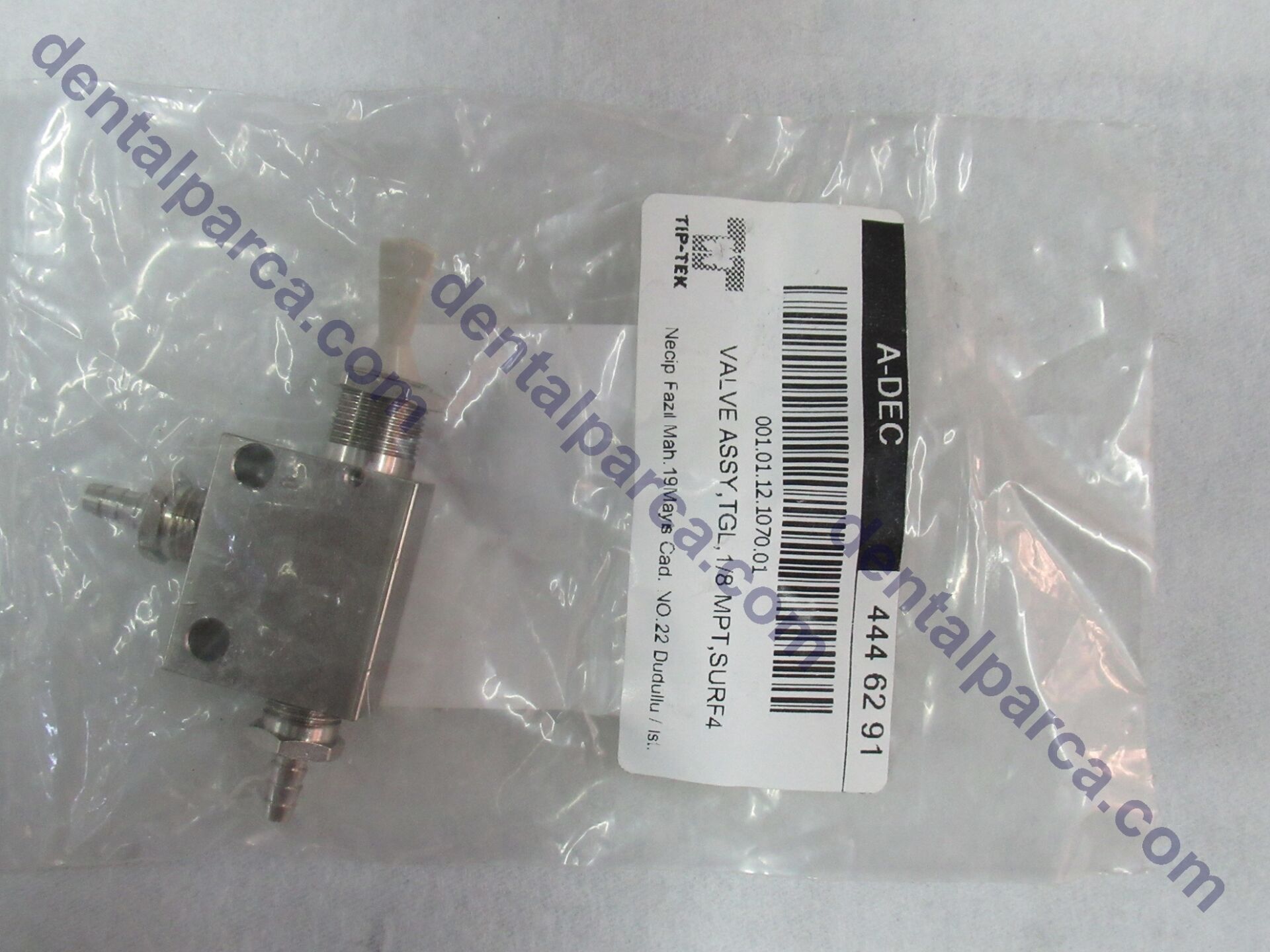 VALVE ASSY,TGL,1/8 MPT,SURF4