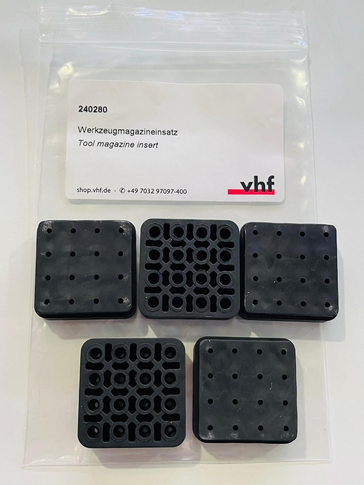 VHF TOOL MAGAZINE INSERT